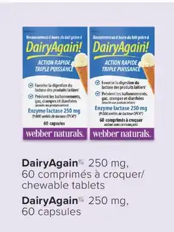 Jean Coutu DAIRY AGAIN 250MG offer