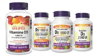 Jean Coutu WEBBER NATURALS Vitamin D & C offer