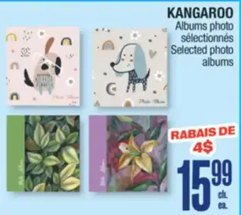 Jean Coutu KANGAROO Selected photo albums offer