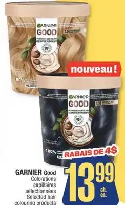 Jean Coutu GARNIER Good Selected hair colouring products offer