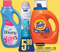 Jean Coutu • BOUNCE • DOWNY • TIDE Selected laundry products offer