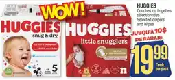 Jean Coutu HUGGIES Selected diapers and wipes offer