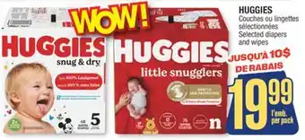 Jean Coutu HUGGIES Selected diapers and wipes offer