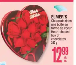 Jean Coutu ELMER'S Heart-shaped box of chocolates offer