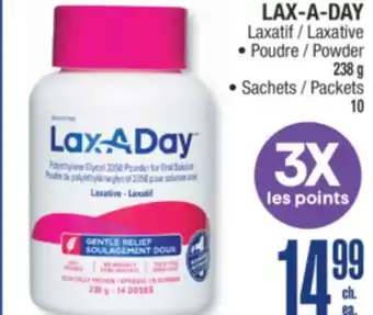 Jean Coutu LAX-A-DAY Laxative offer