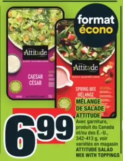 Super C MÉLANGE DE SALADE ATTITUDE | ATTITUDE SALAD MIX WITH TOPPINGS offer