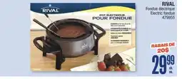 Jean Coutu RIVAL Electric fondue offer