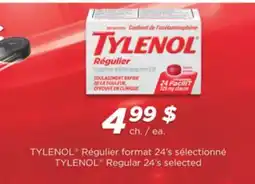 Jean Coutu TYLENOL Regular 24's selected offer