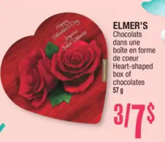 Jean Coutu ELMER'S Heart-shaped box of chocolates offer