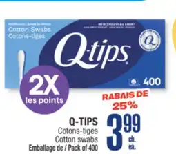 Jean Coutu Q-TIPS Cotton swabs offer