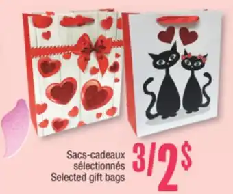 Jean Coutu Selected gift bags offer