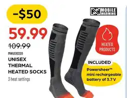 Pronature UNISEX THERMAL HEATED SOCKS offer