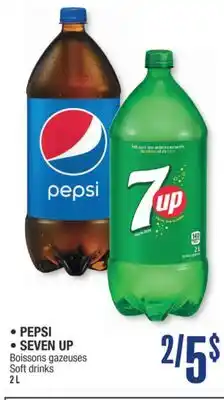 Jean Coutu PEPSI, SEVEN UP Soft drinks offer