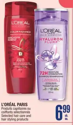 Jean Coutu L'ORÉAL PARIS Selected hair care and hair styling products offer