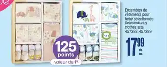 Jean Coutu PERSONNELLE baby Selected baby clothes sets offer