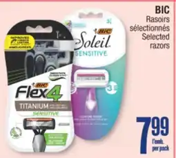 Jean Coutu BIC Selected razors offer