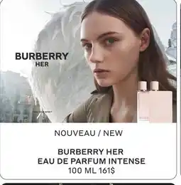 Jean Coutu BURBERRY HER EAU DE PARFUM INTENSE offer