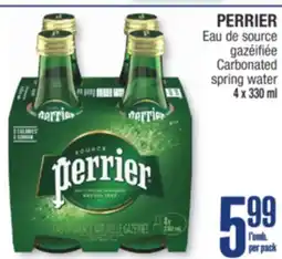 Jean Coutu PERRIER Carbonated spring water offer