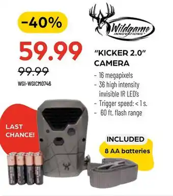 Pronature KICKER 2.0 CAMERA offer