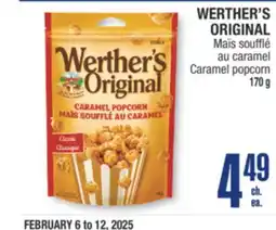 Jean Coutu WERTHER'S ORIGINAL Caramel popcorn offer