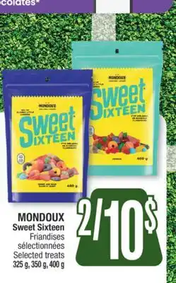 Jean Coutu MONDOUX Selected treats offer