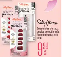 Jean Coutu SALLY HANSEN Selected false nail sets offer