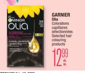 Jean Coutu GARNIER Olia Selected hair colouring products offer