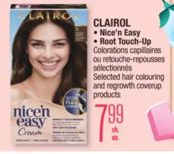 Jean Coutu CLAIROL Nice'n Easy, Root Touch-Up Selected hair colouring and regrowth coverup products offer