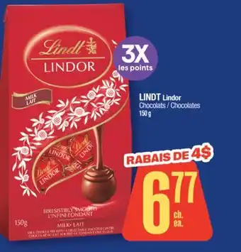 Jean Coutu LINDT Lindor Chocolates offer