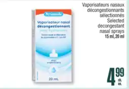 Jean Coutu Personelle Selected decongestant nasal sprays offer