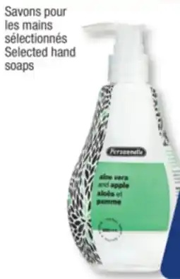 Jean Coutu PERSONNELLE Selected hand soaps offer