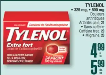 Jean Coutu TYLENOL Selected products offer