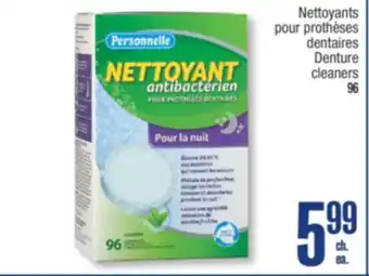 Jean Coutu PERSONNELLE Nettoyants Denture cleaners offer