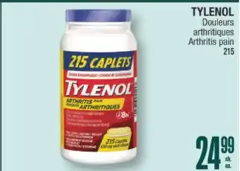 Jean Coutu TYLENOL Arthritis pain offer