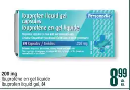 Jean Coutu PERSONNELLE Ibuprofen liquid gel offer