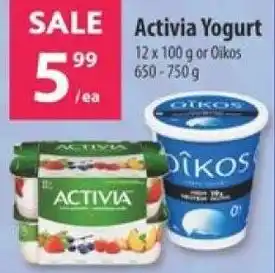 Co-op Activia Yogurt offer