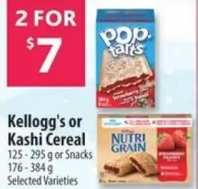 Co-op Kellogg's or Kashi Cereal offer