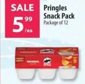 Co-op Pringles Snack Pack offer