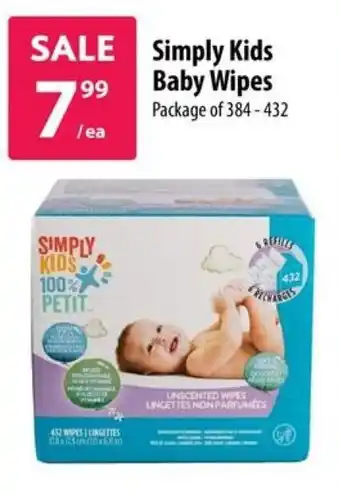 Co-op Simply Kids Baby Wipes offer