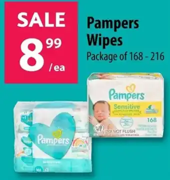 Co-op Pampers wipes offer