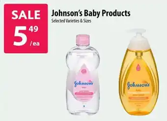 Co-op Johnson's Baby Products offer