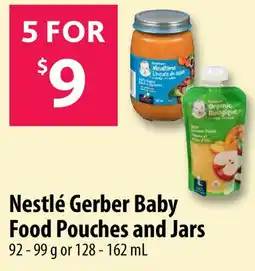 Co-op Nestlé Gerber Baby Food Pouches and Jars offer