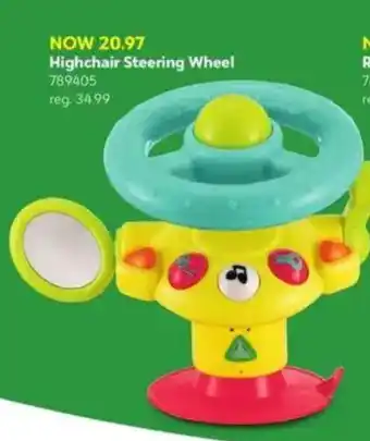 Toys R us Highchair Steering Wheel offer