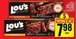 Food Basics Lou's kitchen bbq pork back ribs offer