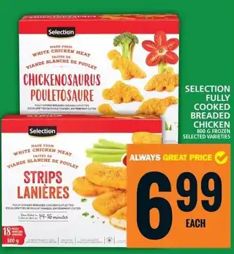 Food Basics Selection fully cooked breaded chicken offer