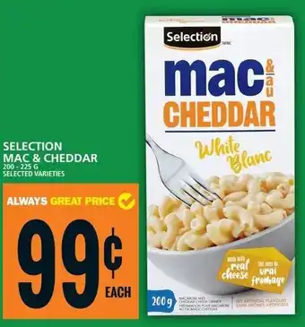 Food Basics Selection mac & cheddar offer