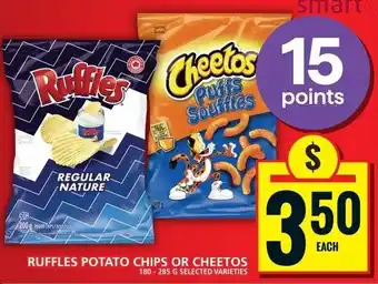 Food Basics Ruffles potato chips or cheetos offer