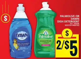 Food Basics Palmolive or dawn dish detergent offer