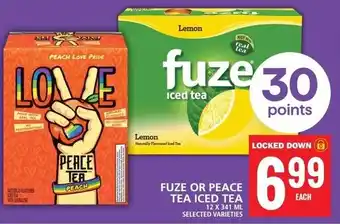 Food Basics Fuze or peace tea iced tea offer