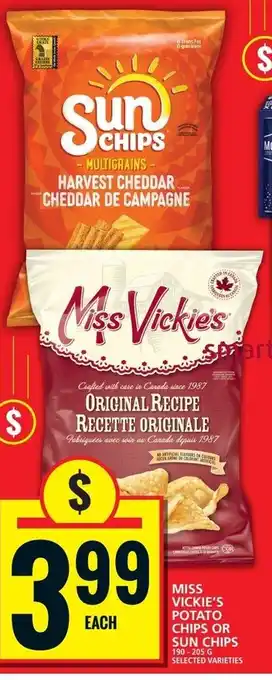 Food Basics Miss vickie's potato chips or sun chips offer